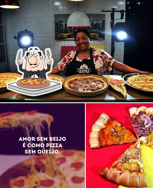 Consiga diversos tipos de pizza