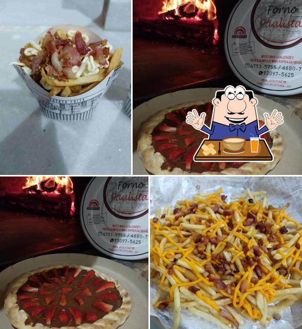 Comida em Pizzaria Forno Paulista