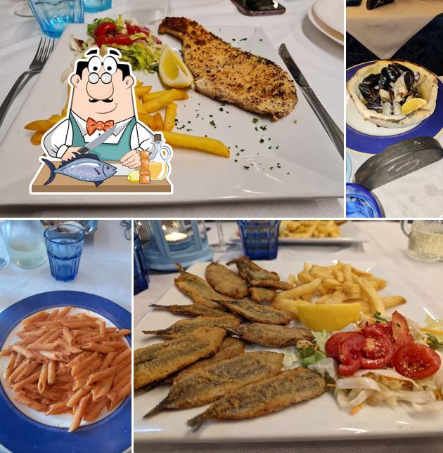 Salmone grigliato al Pizzeria La Cava Al Mare