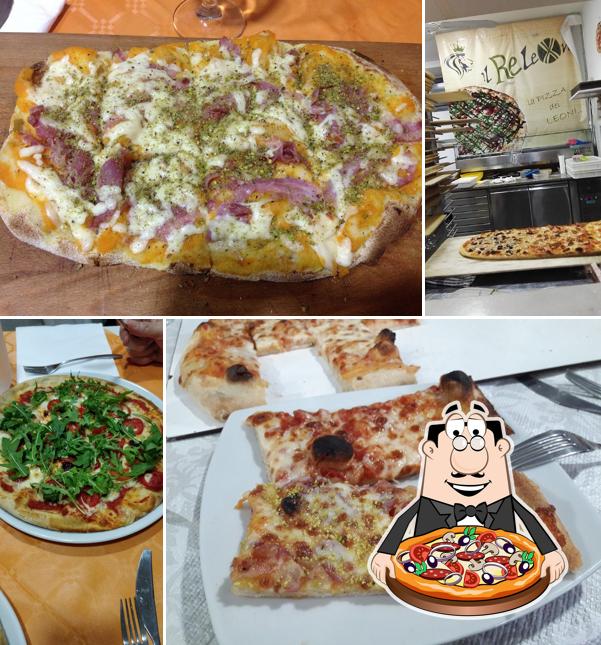 Prenez des pizzas à Pizzeria Re Leone