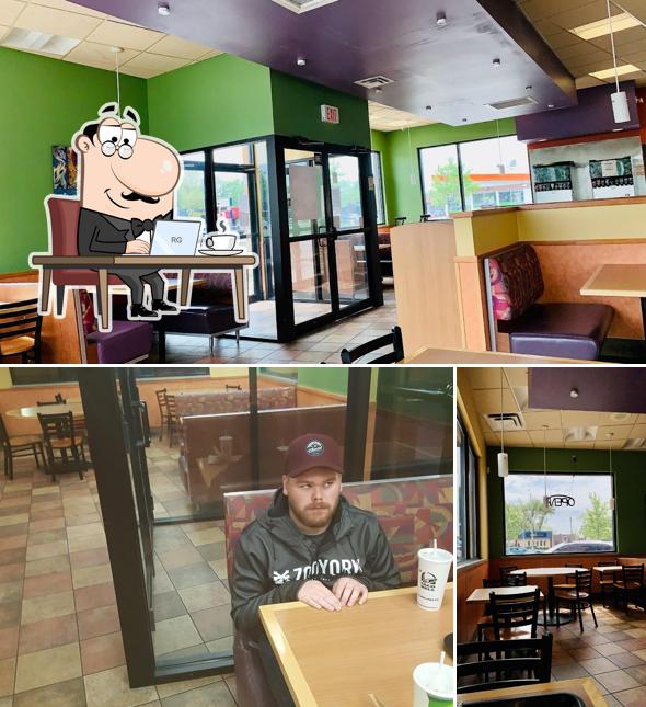 L'intérieur de Taco Bell