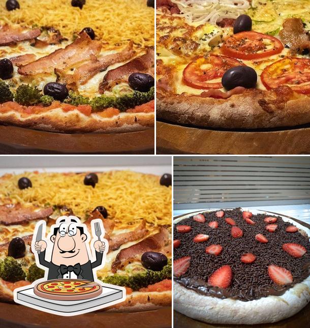 Consiga diversos estilos de pizza