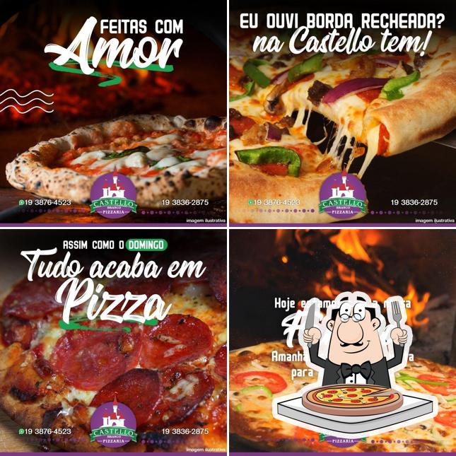 Consiga diversos variedades de pizza