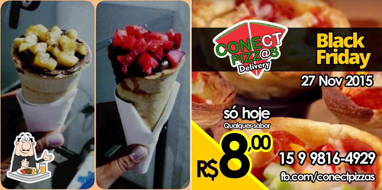 Platos en Conect Pizzas