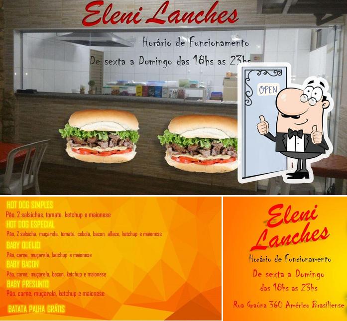 Here's an image of Eleni Lanches e Porções