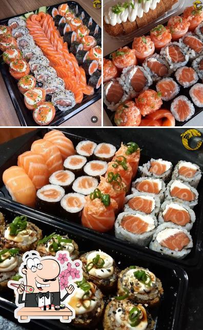 Experimente diversas opções de sushi