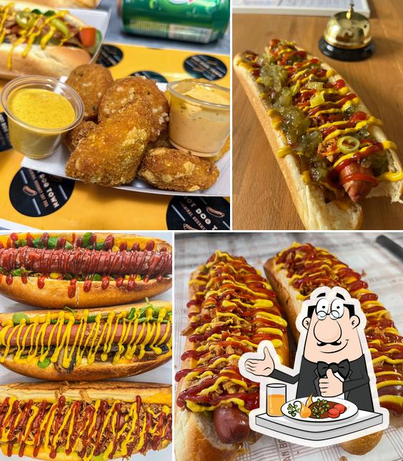 Nourriture à Hot Dog Town (Hot-dog Gourmet)
