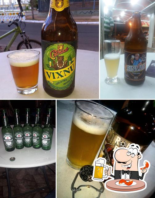 Peça uma tulipa de cerveja leve ou escura