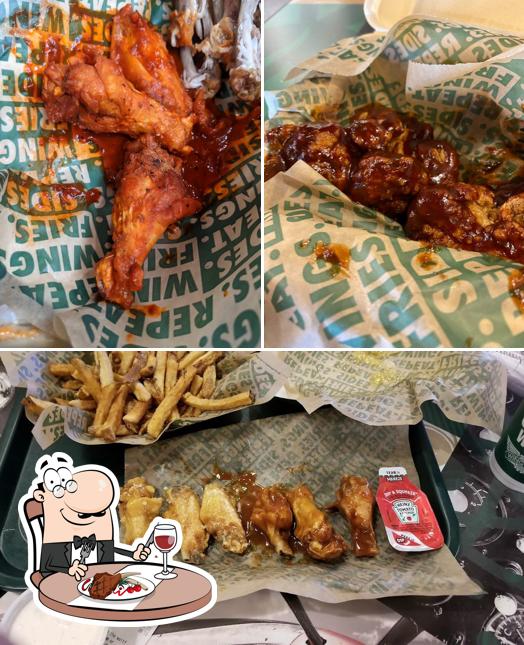 Pick meat dishes at Wingstop