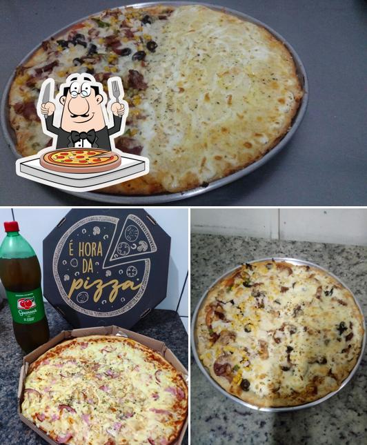 Consiga diversos tipos de pizza