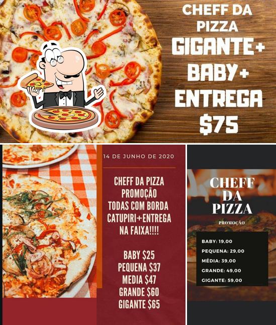 No Cheff da Pizza, você pode provar pizza