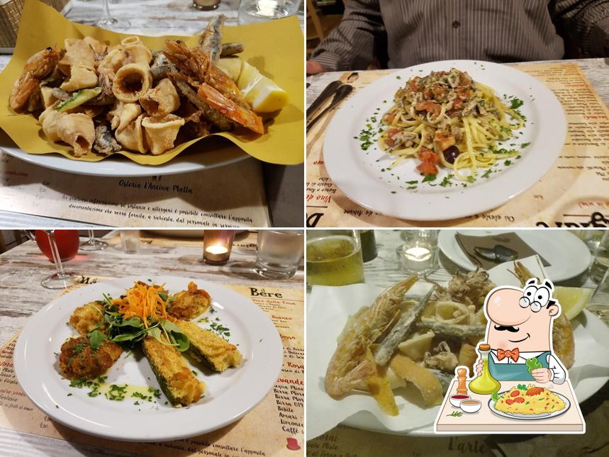 Cibo al Osteria L'Anciua Matta