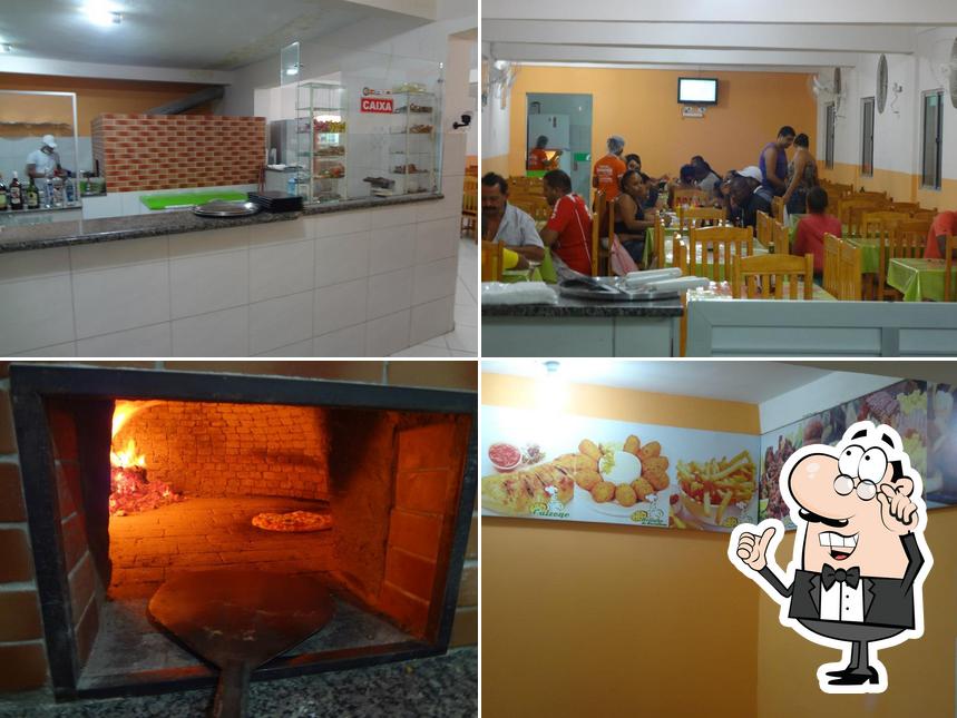 O interior do Fornarelli Pizzaria