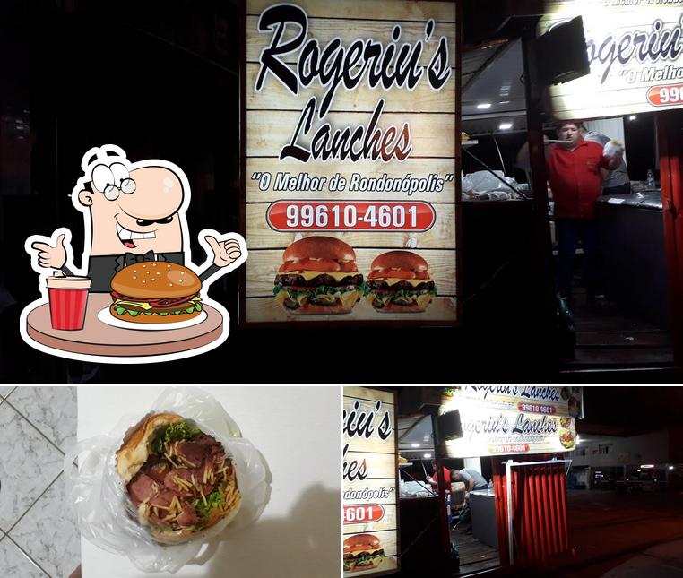 Consiga um hambúrguer no Rogeriu's Lanches