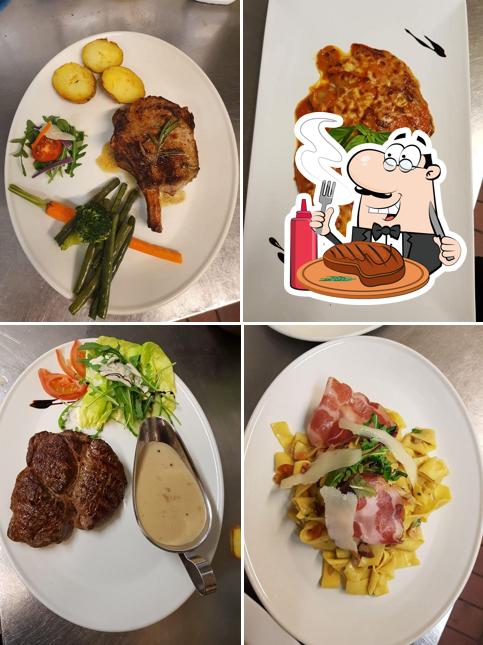 Try out meat dishes at La Piazza