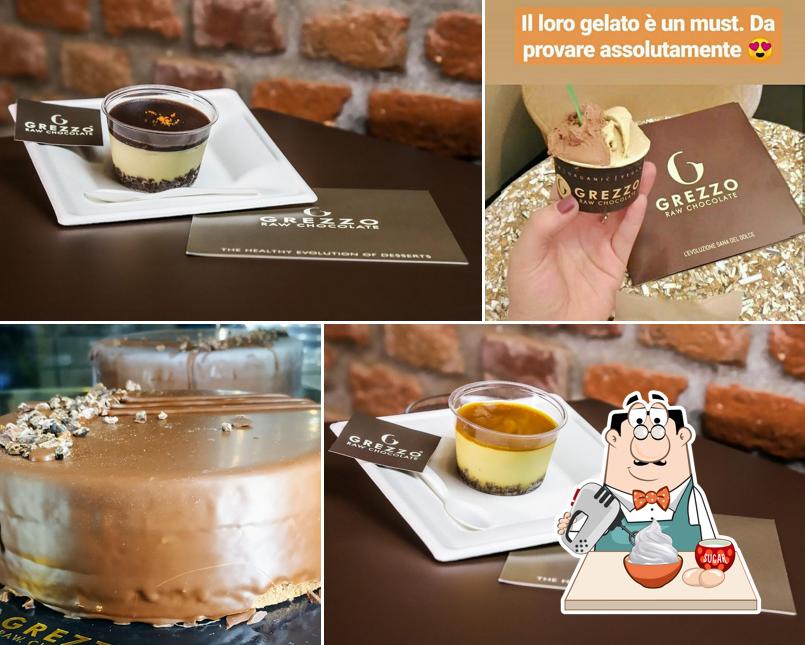 GREZZO RAW CHOCOLATE Milano offre un'ampia varietà di dolci