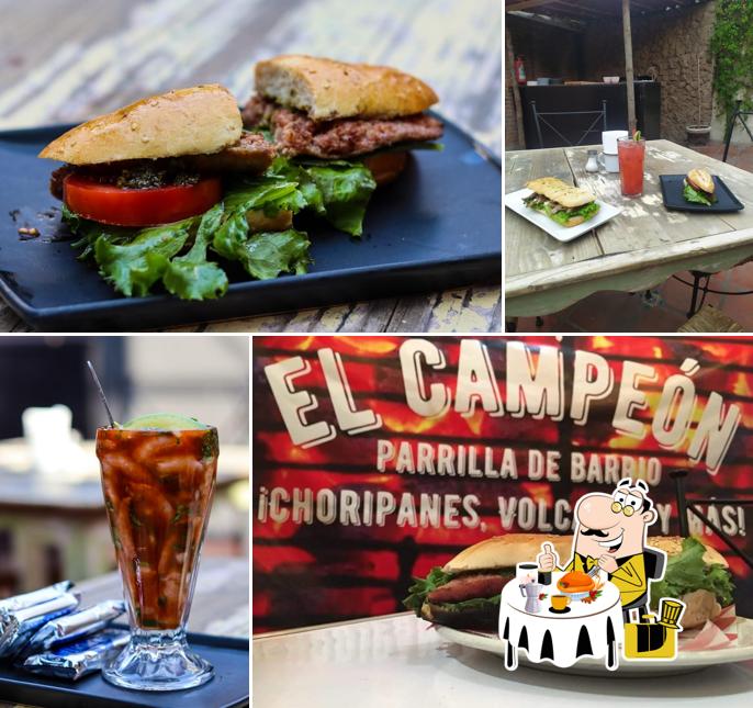 Meals at El Campeón Parrilla de Barrio