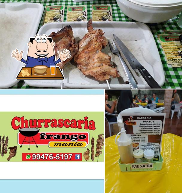 Comida em Churrascaria Frango Mania