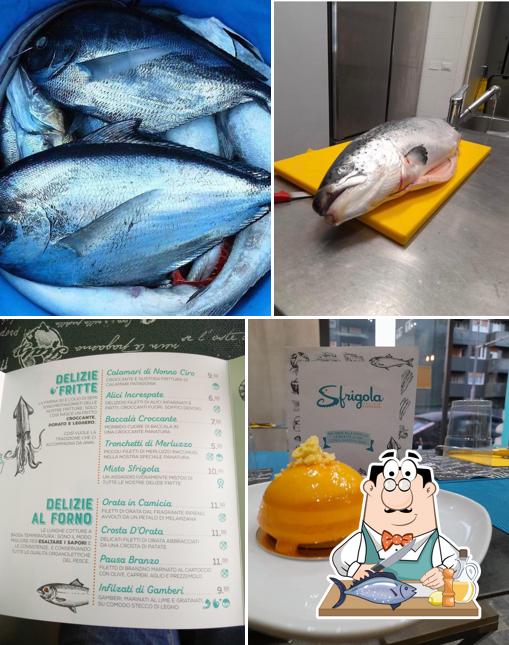 Sfrigola provides a menu for seafood lovers