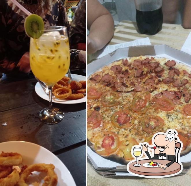 Comida em Cabana da Pizza