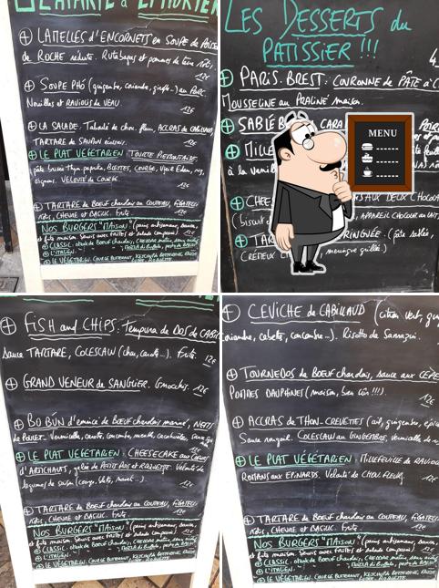 Découvrez le menu du jour sur le tableau