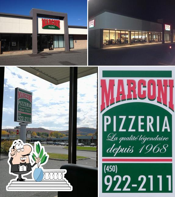 La parte exterior de Marconi Pizzeria