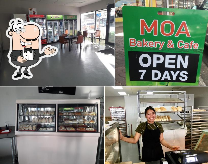 See this picture of Moa Bakery &Cafe