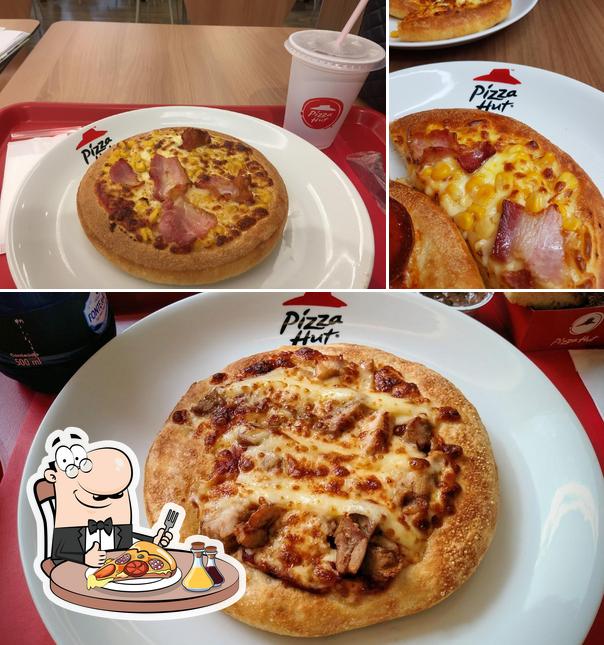 No Pizza Hut PH Express Shopping Itaguaçu, você pode desfrutar de pizza