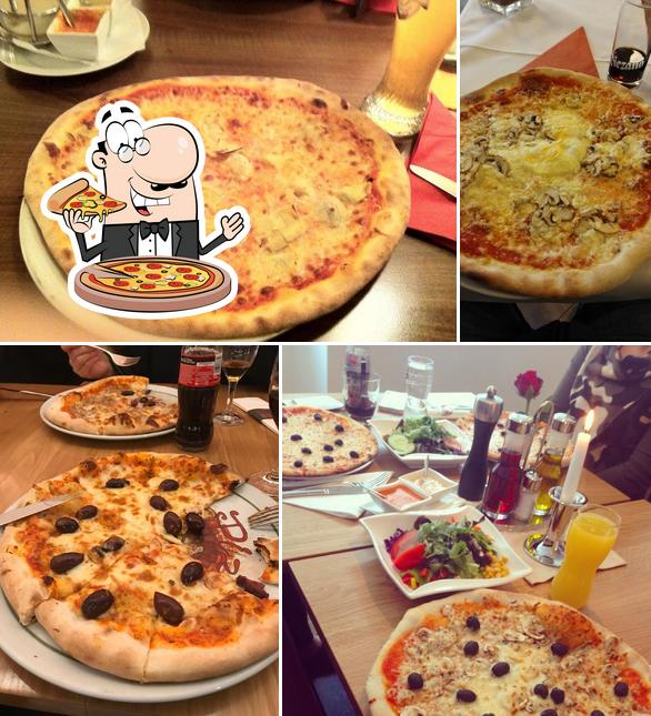 Probiert eine Pizza bei Pizzeria Verona Due