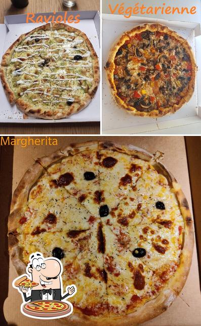 Essayez différents types de pizzas