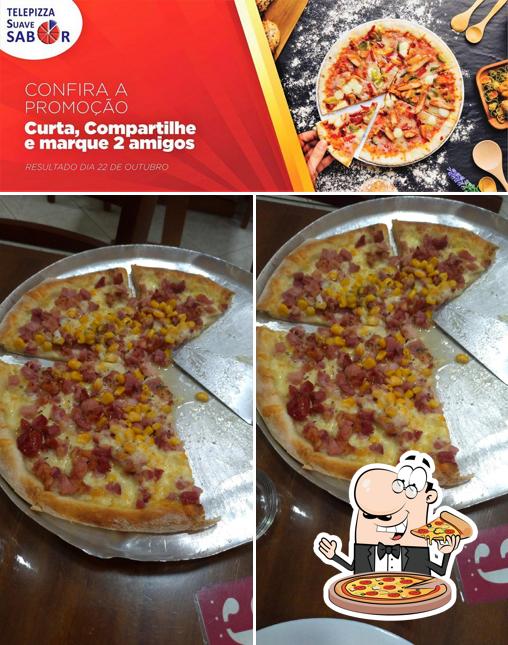 Consiga pizza no Pizzaria Suave Sabor