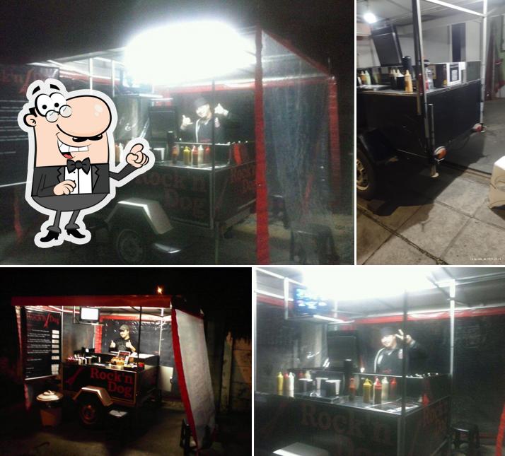 O interior do Rock'n Dog