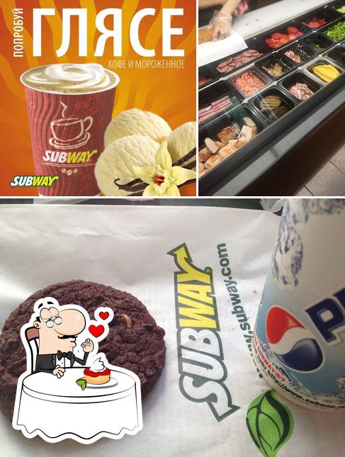 Subway sert une éventail de desserts