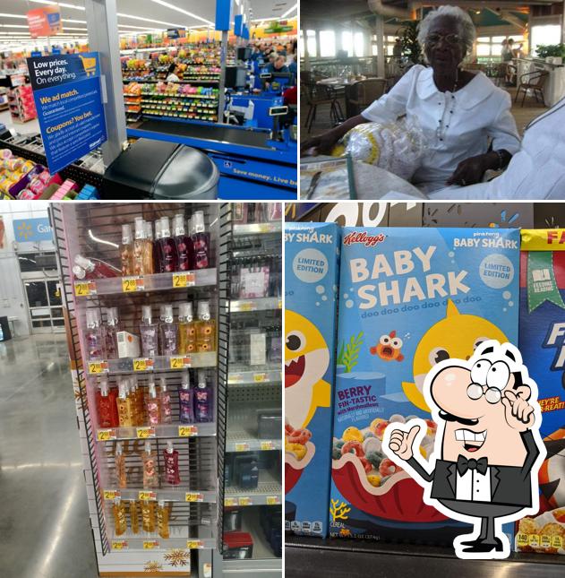 The image of interior and food at Walmart Supercenter