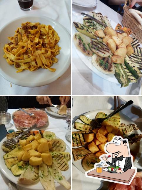 Nourriture à Ristorante Trattoria Santa Croce