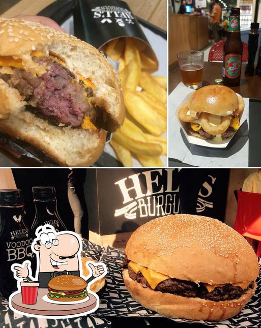 Experimente um hambúrguer no Hell's Burguer