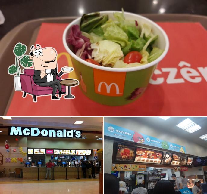 Esta é a foto ilustrando interior e sobremesa no McDonald's