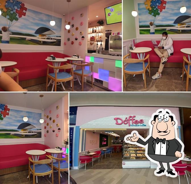 O interior do Jockey Plaza Shopping - Dóffee Donuts & Coffee