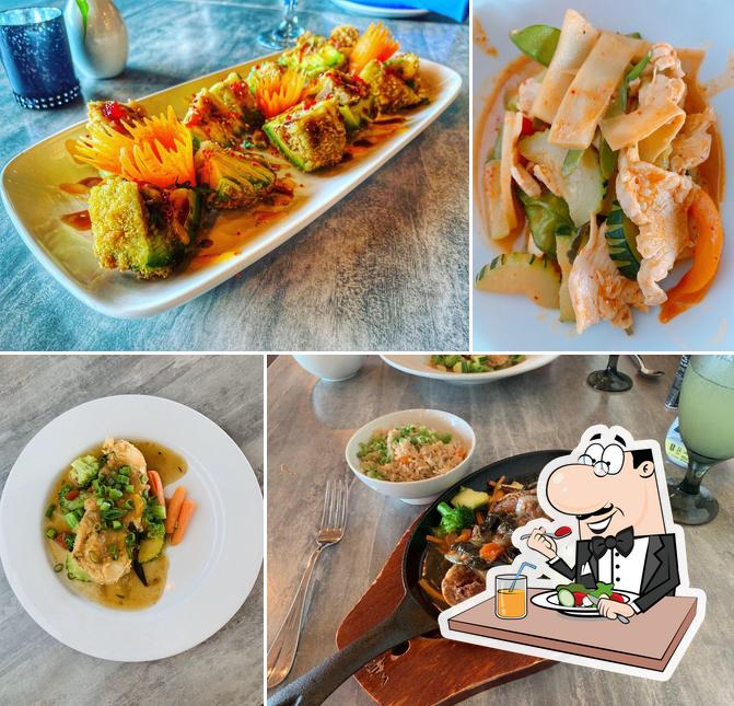 Еда в "Papaya Thai Cuisine and Sushi Bar"