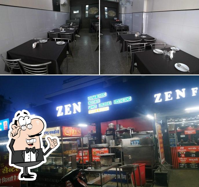 The interior of Zen Fast Food