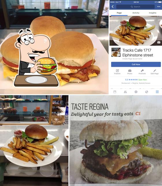 Les hamburgers de Tracks Cafe will conviendront différents goûts