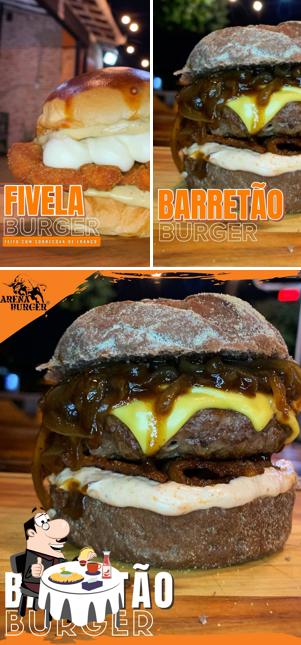 Hambúrguer em Arena Burger