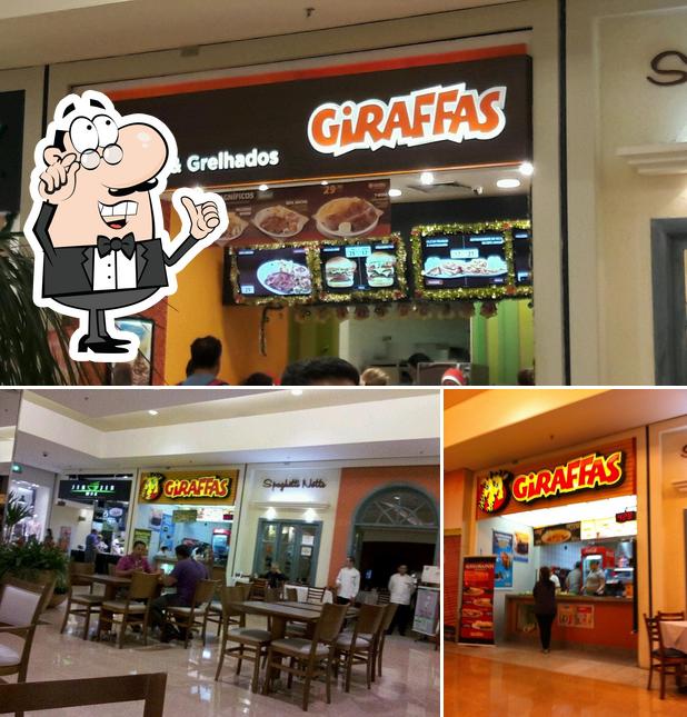 O interior do Giraffas