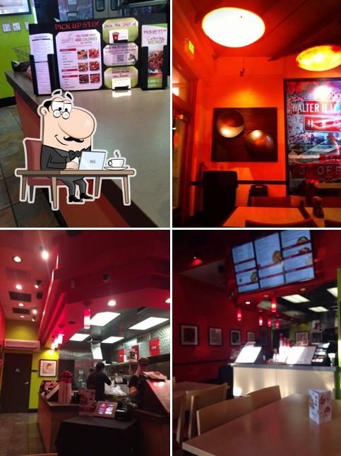 Check out how Pick Up Stix Fresh Asian Flavors looks inside