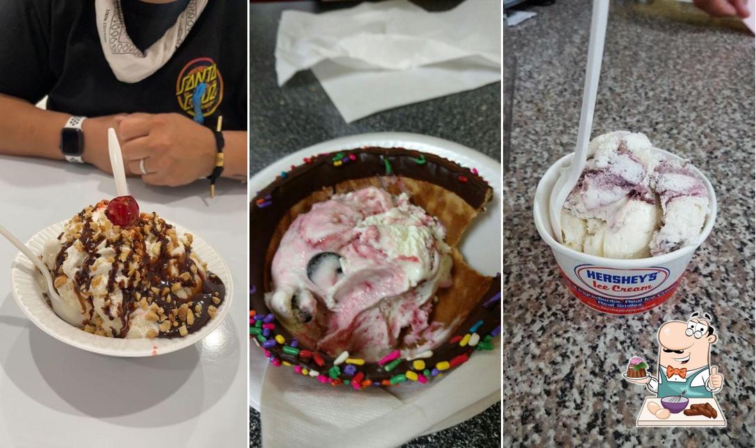 Hershey's Ice Cream Parlor and Cafe offers a range of sweet dishes