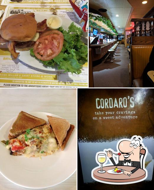 Food at Cordaro's Restaurant and Bar