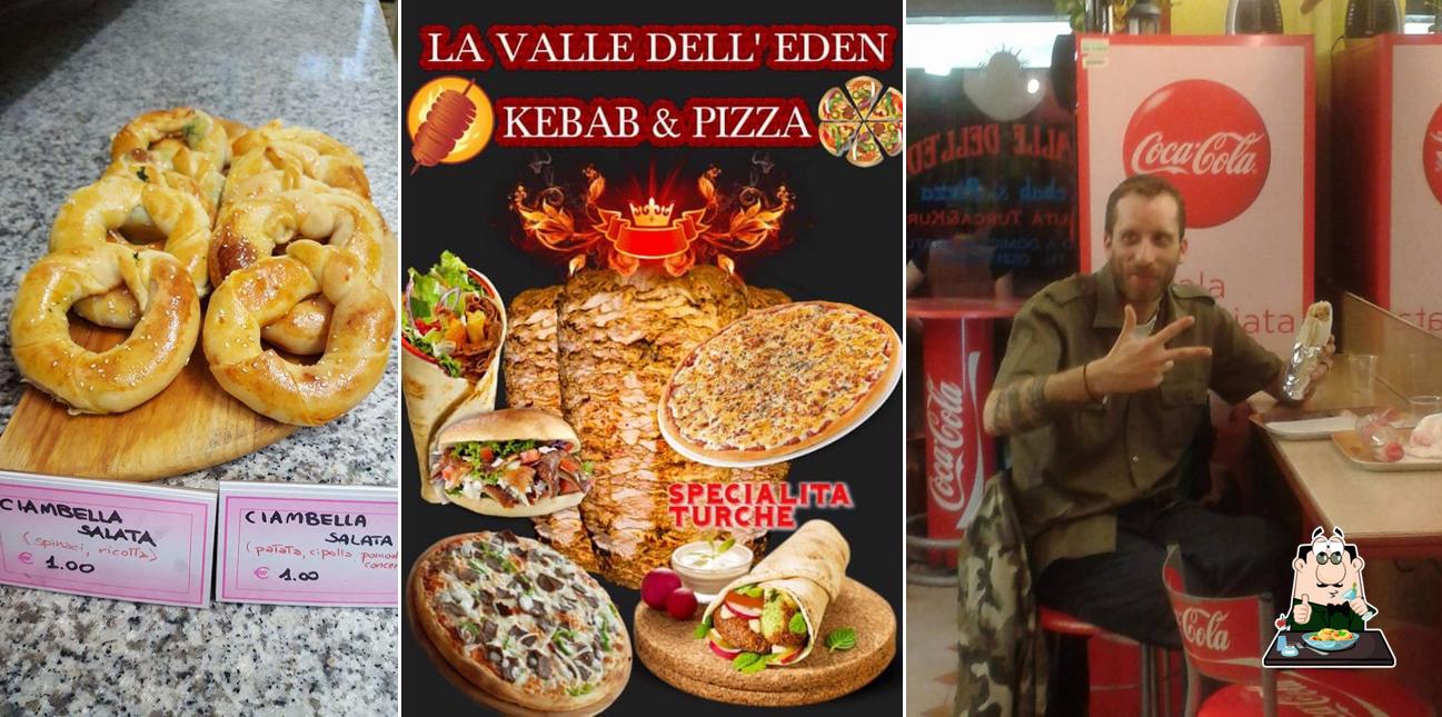 Cibo al La Valle Dell'Eden...Kebab & pizza...specialita turcha & kurda