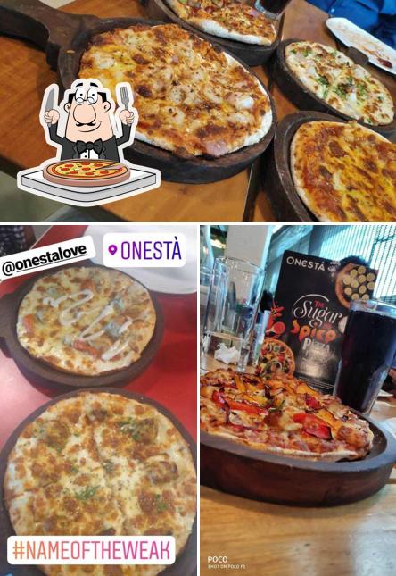 Get pizza at Onesta