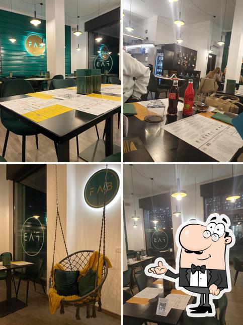 Gli interni di FAB Gallarate - Burger Bar / Cocktail / Craft Beer