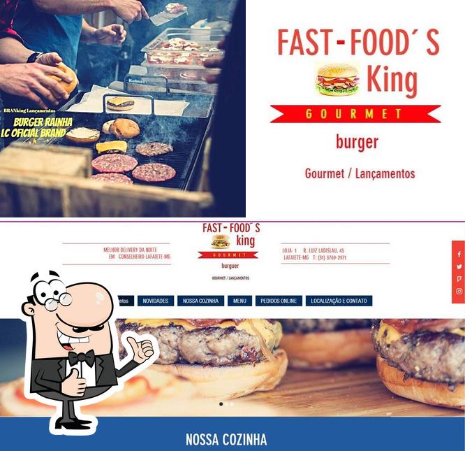 See this pic of Fast - Food's King Gourmet Burger